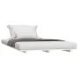 Estructura de cama madera maciza de pino blanco 90x200 cm de vidaXL, Camas y somieres - Ref: Foro24-824549, Precio: 78,25 €, ...