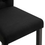 Dining chairs 2 units of black fabric by vidaXL, dining chairs - Ref: Foro24-248991, Price: 188,25 €, Discount: %