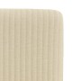 Sillas de comedor 6 unidades tela color crema