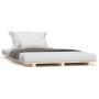 Estructura de cama madera maciza de pino 90x200 cm de vidaXL, Camas y somieres - Ref: Foro24-824548, Precio: 67,22 €, Descuen...