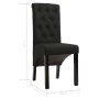 Dining chairs 2 units of black fabric by vidaXL, dining chairs - Ref: Foro24-248991, Price: 188,25 €, Discount: %