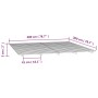 Solid white pine wood bed frame 200x200 cm by vidaXL, Beds and slatted bases - Ref: Foro24-824559, Price: 111,83 €, Discount: %