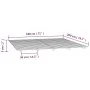 Solid pine wood bed frame 180x200 cm by vidaXL, Beds and slatted bases - Ref: Foro24-824583, Price: 115,00 €, Discount: %