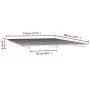 Bettgestell aus massivem, grauem Kiefernholz, 120 x 200 cm von vidaXL, Betten und Lattenroste - Ref: Foro24-824565, Preis: 14...