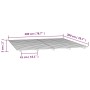 Estructura de cama de madera maciza de pino 200x200 cm de vidaXL, Camas y somieres - Ref: Foro24-824558, Precio: 118,40 €