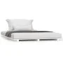Estructura de cama madera maciza de pino blanco 120x200 cm de vidaXL, Camas y somieres - Ref: Foro24-824564, Precio: 94,00 €,...