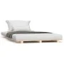 Estructura de cama madera maciza de pino 100x200 cm de vidaXL, Camas y somieres - Ref: Foro24-824553, Precio: 69,18 €, Descue...