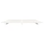 Estructura de cama madera maciza de pino blanco 120x200 cm de vidaXL, Camas y somieres - Ref: Foro24-824564, Precio: 94,00 €,...