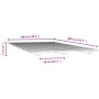 Solid pine wood bed frame 100x200 cm by vidaXL, Beds and slatted bases - Ref: Foro24-824553, Price: 70,12 €, Discount: %