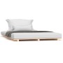 Estructura de cama madera maciza de pino 140x200 cm de vidaXL, Camas y somieres - Ref: Foro24-824568, Precio: 124,74 €, Descu...