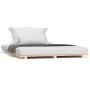 Estructura de cama madera maciza de pino 140x200 cm de vidaXL, Camas y somieres - Ref: Foro24-824568, Precio: 121,71 €, Descu...