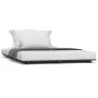 Estructura de cama madera maciza de pino negro 150x200 cm de vidaXL, Camas y somieres - Ref: Foro24-824577, Precio: 94,77 €, ...