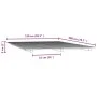 Estructura de cama madera maciza de pino negro 150x200 cm de vidaXL, Camas y somieres - Ref: Foro24-824577, Precio: 94,77 €, ...