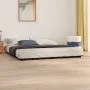 Bettgestell aus massivem schwarzem Kiefernholz, 160 x 200 cm von vidaXL, Betten und Lattenroste - Ref: Foro24-824582, Preis: ...