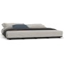 Estructura de cama de madera maciza de pino negro 160x200 cm de vidaXL, Camas y somieres - Ref: Foro24-824582, Precio: 140,40...