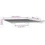 Estructura de cama madera maciza de pino blanco 150x200 cm de vidaXL, Camas y somieres - Ref: Foro24-824574, Precio: 95,86 €,...