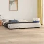 Solid gray pine wood bed frame 180x200 cm by vidaXL, Beds and slatted bases - Ref: Foro24-824585, Price: 203,24 €, Discount: %
