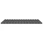 Solid gray pine wood bed frame 180x200 cm by vidaXL, Beds and slatted bases - Ref: Foro24-824585, Price: 203,24 €, Discount: %