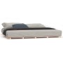 Estructura de cama de madera maciza de pino 160x200 cm