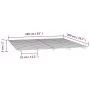 Solid pine wood bed frame 160x200 cm by vidaXL, Beds and slatted bases - Ref: Foro24-824578, Price: 119,26 €, Discount: %