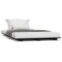 Estructura de cama madera maciza de pino negro 90x190 cm de vidaXL, Camas y somieres - Ref: Foro24-824592, Precio: 90,69 €, D...