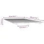Estructura de cama madera maciza de pino negro 90x190 cm de vidaXL, Camas y somieres - Ref: Foro24-824592, Precio: 90,69 €, D...
