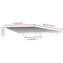 Estructura de cama madera maciza de pino negro 75x190 cm de vidaXL, Camas y somieres - Ref: Foro24-824597, Precio: 86,49 €, D...