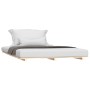 Estructura de cama madera maciza de pino 135x190 cm de vidaXL, Camas y somieres - Ref: Foro24-824608, Precio: 95,38 €, Descue...