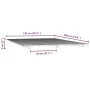 Estructura de cama madera maciza de pino negro 135x190 cm de vidaXL, Camas y somieres - Ref: Foro24-824612, Precio: 112,13 €,...