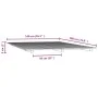 Bettgestell aus massivem schwarzem Kiefernholz, 140 x 190 cm von vidaXL, Betten und Lattenroste - Ref: Foro24-824607, Preis: ...