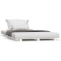 Solid white pine wood bed frame 90x190 cm by vidaXL, Beds and slatted bases - Ref: Foro24-824589, Price: 82,38 €, Discount: %