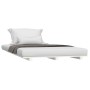 Solid white pine wood bed frame 90x190 cm by vidaXL, Beds and slatted bases - Ref: Foro24-824589, Price: 82,38 €, Discount: %