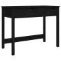 Solid black pine wood desk with drawers 100x50x78 cm by vidaXL, Desks - Ref: Foro24-824647, Price: 124,84 €, Discount: %