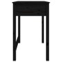 Solid black pine wood desk with drawers 100x50x78 cm by vidaXL, Desks - Ref: Foro24-824647, Price: 126,60 €, Discount: %