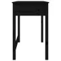 Solid black pine wood desk with drawers 100x50x78 cm by vidaXL, Desks - Ref: Foro24-824647, Price: 124,84 €, Discount: %