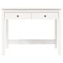 Schreibtisch mit Schubladen aus massivem weißem Kiefernholz, 100 x 50 x 78 cm von vidaXL, Schreibtische - Ref: Foro24-824644,...