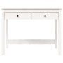 Schreibtisch mit Schubladen aus massivem weißem Kiefernholz, 100 x 50 x 78 cm von vidaXL, Schreibtische - Ref: Foro24-824644,...
