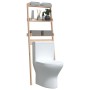 Estante de baño madera maciza de pino 63,5x32x179 cm de vidaXL, Toalleros - Ref: Foro24-824653, Precio: 46,72 €, Descuento: %