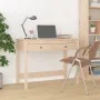 Schreibtisch aus massivem Kiefernholz mit Schubladen 100x50x78 cm von vidaXL, Schreibtische - Ref: Foro24-824643, Preis: 102,...