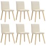 Sillas de comedor 6 unidades lino