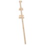 Estante de baño madera maciza de pino 63,5x32x179 cm de vidaXL, Toalleros - Ref: Foro24-824653, Precio: 46,72 €, Descuento: %