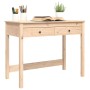 Schreibtisch aus massivem Kiefernholz mit Schubladen 100x50x78 cm von vidaXL, Schreibtische - Ref: Foro24-824643, Preis: 96,5...