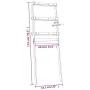 Solid pine wood bathroom shelf 63.5x32x179 cm by vidaXL, Towel racks - Ref: Foro24-824653, Price: 50,42 €, Discount: %