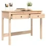 Schreibtisch aus massivem Kiefernholz mit Schubladen 100x50x78 cm von vidaXL, Schreibtische - Ref: Foro24-824643, Preis: 102,...