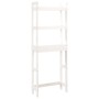 Estante de baño madera maciza de pino blanco 63x26x171 cm de vidaXL, Toalleros - Ref: Foro24-824659, Precio: 87,34 €, Descuen...
