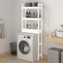 Estante de baño madera maciza de pino blanco 63x26x171 cm de vidaXL, Toalleros - Ref: Foro24-824659, Precio: 87,34 €, Descuen...