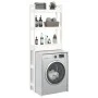 Estante de baño madera maciza de pino blanco 63x26x171 cm de vidaXL, Toalleros - Ref: Foro24-824659, Precio: 86,16 €, Descuen...