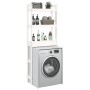 Estante de baño madera maciza de pino blanco 63x26x171 cm de vidaXL, Toalleros - Ref: Foro24-824659, Precio: 87,34 €, Descuen...