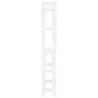 Solid white pine wood bathroom shelf 63x26x171 cm by vidaXL, Towel racks - Ref: Foro24-824659, Price: 86,16 €, Discount: %