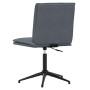 Sillas de comedor 4 unidades terciopelo gris oscuro